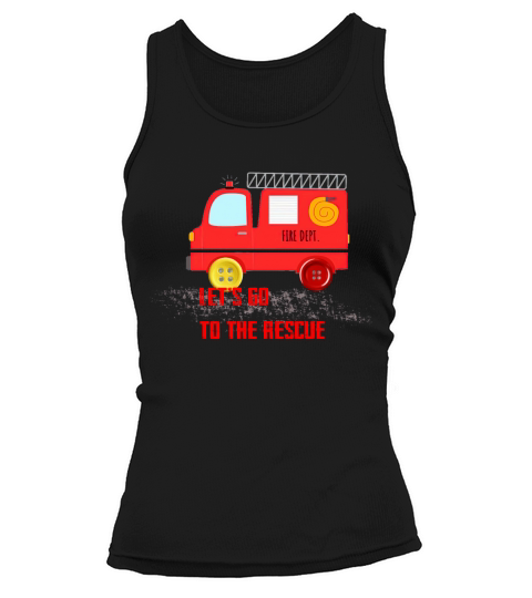 fire truck baby Tank top Woman