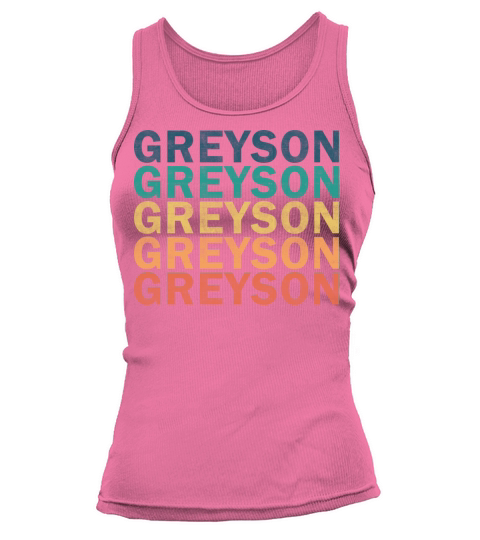Greyson Name T Shirt - Greyson Vintage Retro Name Tank top Woman
