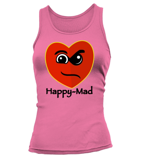 Happy-mad heart Tank top Woman