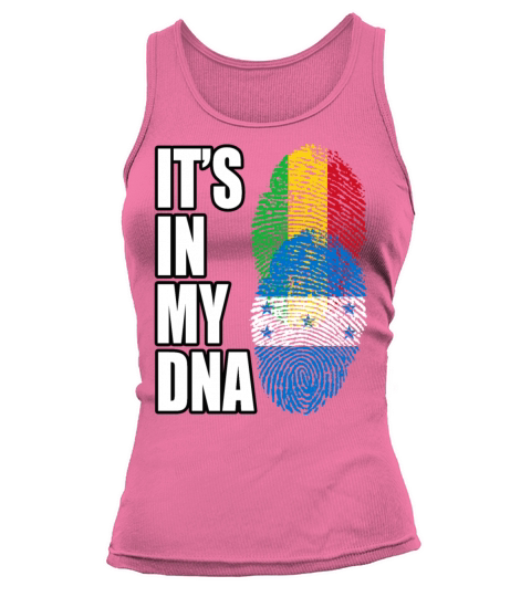 Malian And Honduran Mix Heritage DNA Flag Tank top Woman