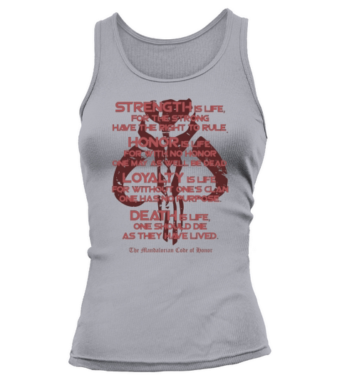 MANDALORIAN CODE OF HONOR T-SHIRT Tank top Woman