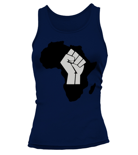 Raised Fist Black Power Africa African T-Shirt Tank top Woman