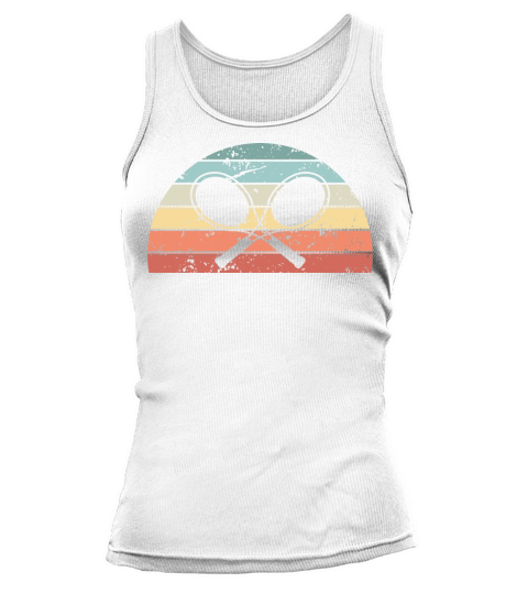 Retro Tennis Sunset Vintage sports Sunrise Tank top Woman
