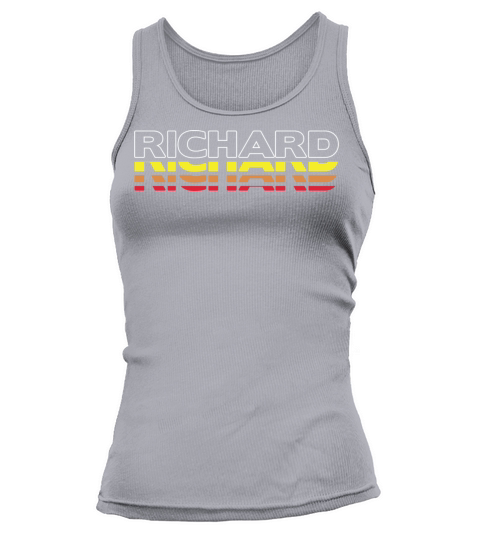 Richard First Name Funny Vintage Sunset Richard Tank top Woman