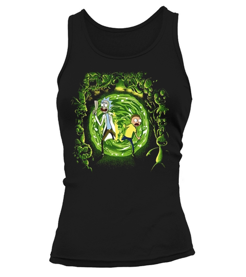 RICK &amp;amp; MORTY PORTAL AND THE MONSTERS Tank top Woman
