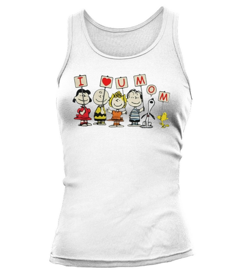 Snoopy Charlie I love you mom - Baby Onesie Tank top Woman