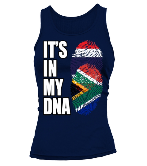 Thai And South African Vintage Heritage DNA Flag Tank top Woman