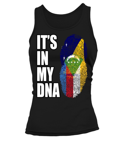 Tokelauan And Comoran Mix Heritage DNA Flag Tank top Woman