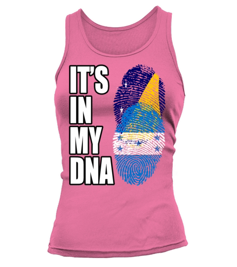 Tokelauan And Honduran Mix Heritage DNA Flag Tank top Woman