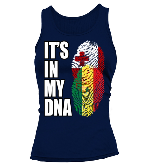 Tongan And Saudi Arabian Mix Heritage DNA Flag Tank top Woman