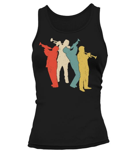 Trumpet Player Retro Vintage Tank top Woman