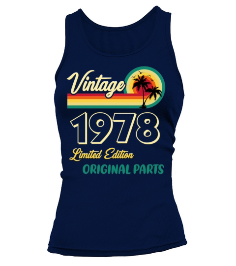 Vintage 1978 Limited Edition Original Parts Tank top Woman