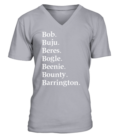 Bob Buju Beres Bogle Beenie Bounty Barrington V-Neck T-shirt