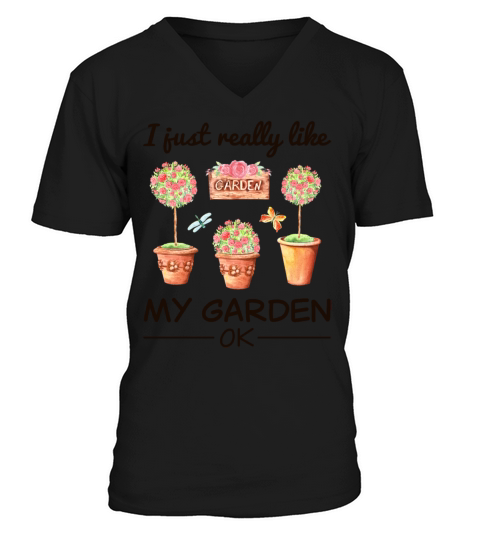 Garden Gardener Hobby Gardener Saying Gift V-Neck T-shirt