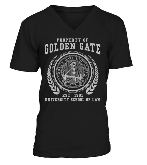Golden Gate University School of Law V-Neck T-shirt