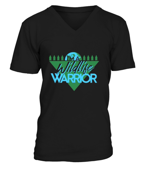 I’m a wildlife warrior V-Neck T-shirt