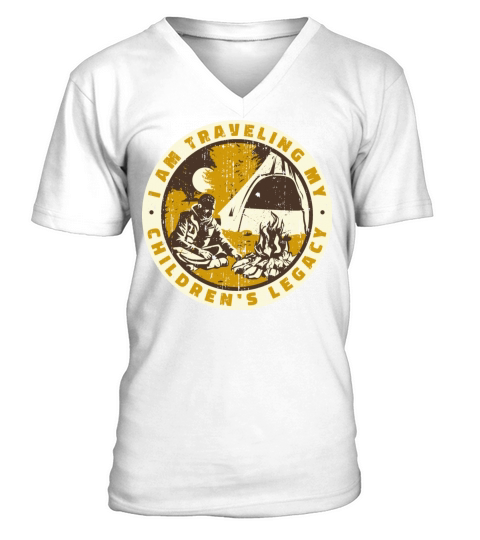 Im traveling my childrens legacy Im traveling m V-Neck T-shirt