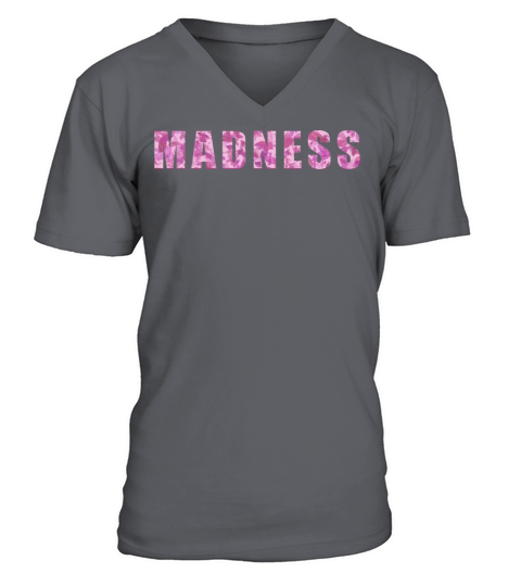 Pink madness vintage writing V-Neck T-shirt