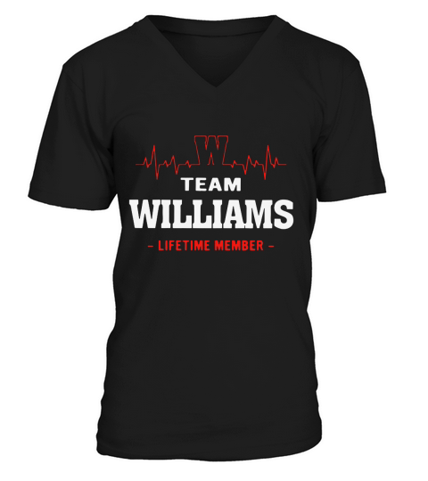 Team williams lifetime member V-Neck T-shirt