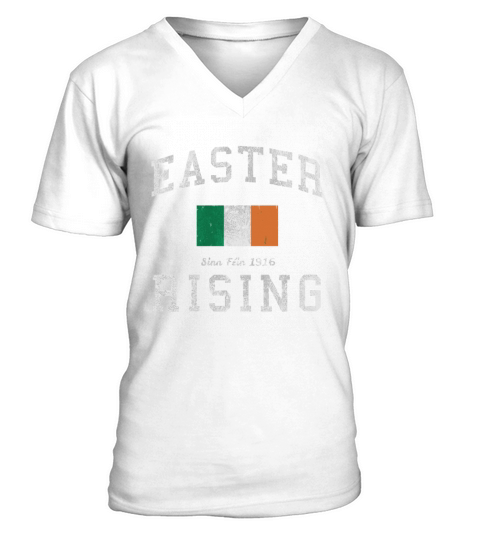 Vintage Easter Rising Sinn Fein 1916 V-Neck T-shirt