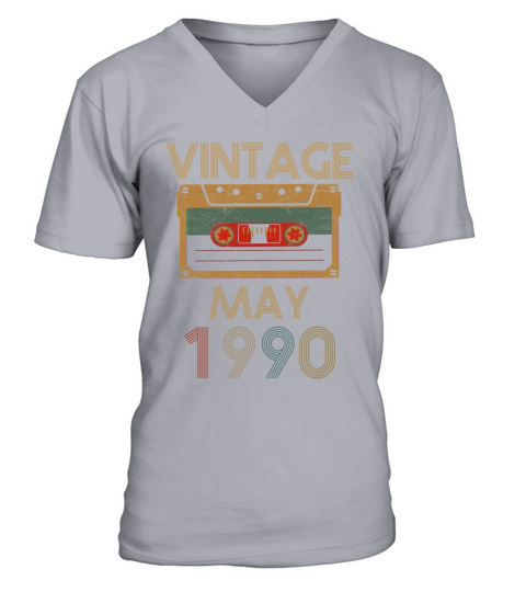 Vintage May 1990 V-Neck T-shirt