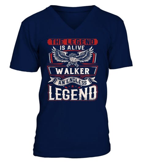 walker the legend V-Neck T-shirt