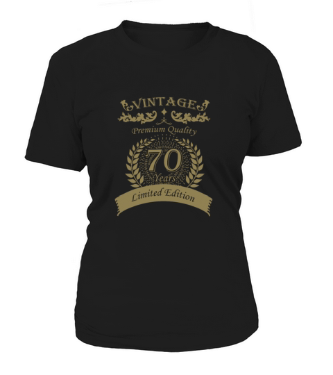 70th Birthday Gifts Vintage Premium Women's T-Shirt