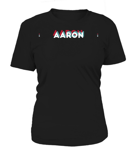 Aaron Name - Funny Name Aaron 80s theme Women's T-Shirt
