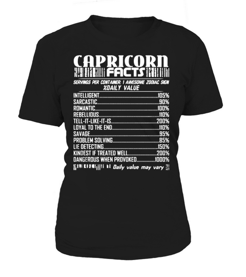 Capricorn Facts Women's T-Shirt