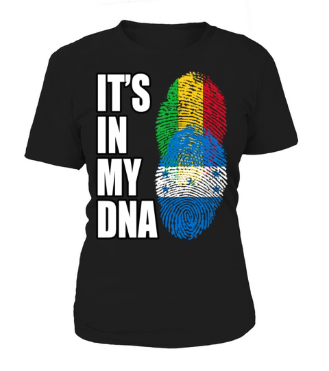 Malian And Honduran Mix Heritage DNA Flag Women's T-Shirt