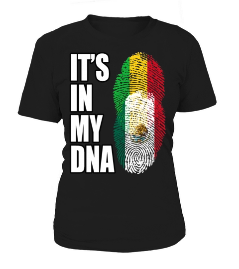 Malian And Mexican Mix Heritage DNA Flag Women's T-Shirt
