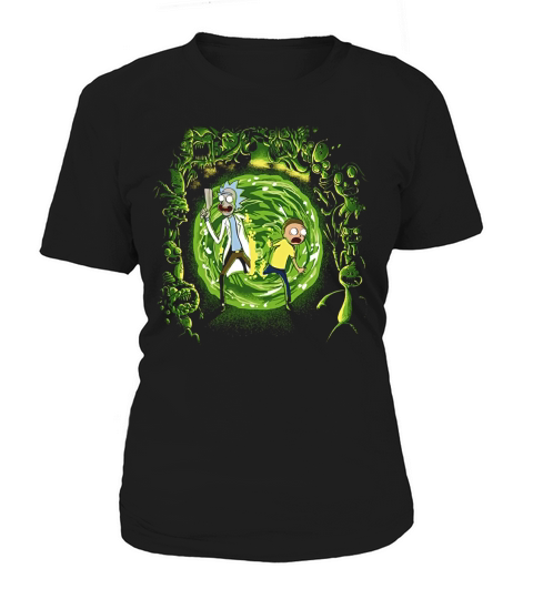 RICK &amp;amp; MORTY PORTAL AND THE MONSTERS Women's T-Shirt