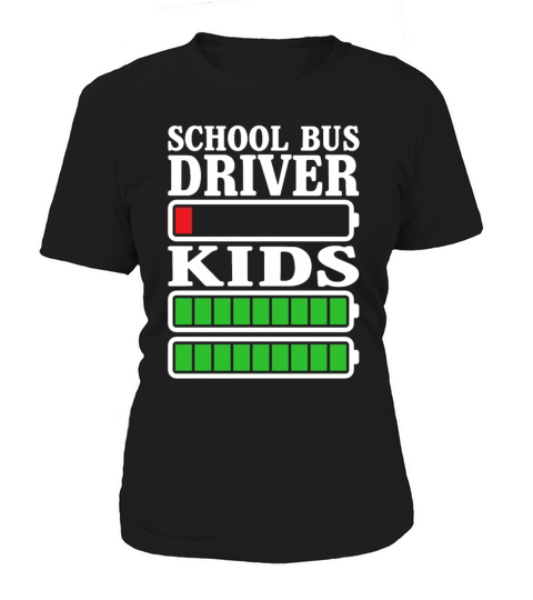 School Bus Driver Energy Exhausted Funny Sarcasm Women's T-Shirt