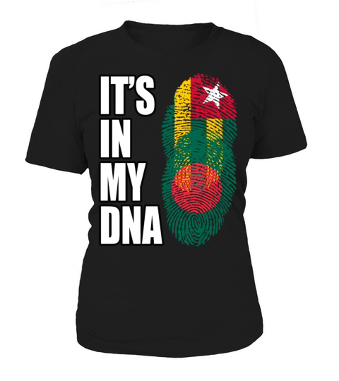 Togolese And Bangladeshi Mix Heritage DNA Flag Women's T-Shirt