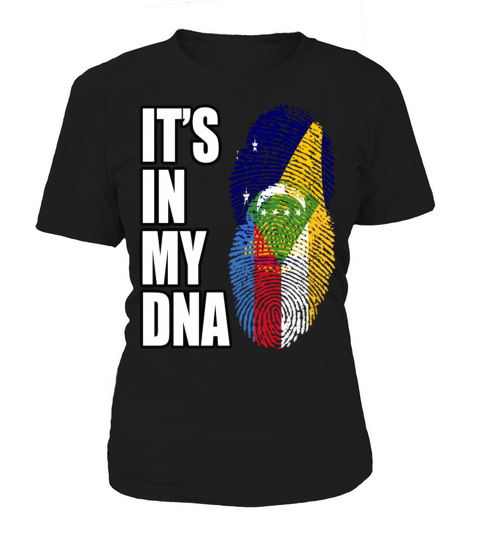 Tokelauan And Comoran Mix Heritage DNA Flag Women's T-Shirt