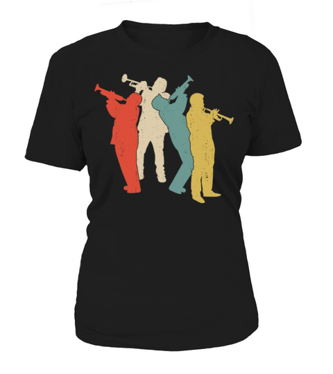 Trumpet Player Retro Vintage Women's T-Shirt