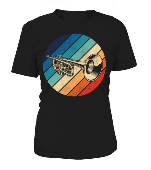 Trumpet Player Retro Vintage Women's T-Shirt