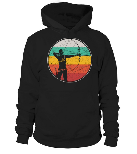 Archery Bow Archer Retro Vintage Hoodie Unisex
