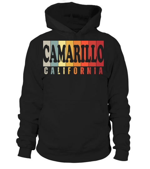 Camarillo California CA Retro 70s 80s 90s Vintage Hoodie Unisex