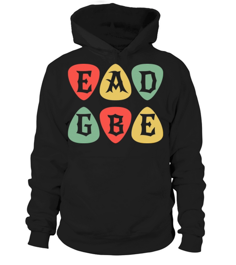 EADGBE Guitar Tuning - Vintage Musician Guitarist Hoodie Unisex
