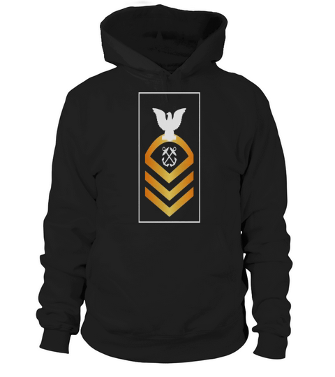 navy cpo blue gold without txt Hoodie Unisex