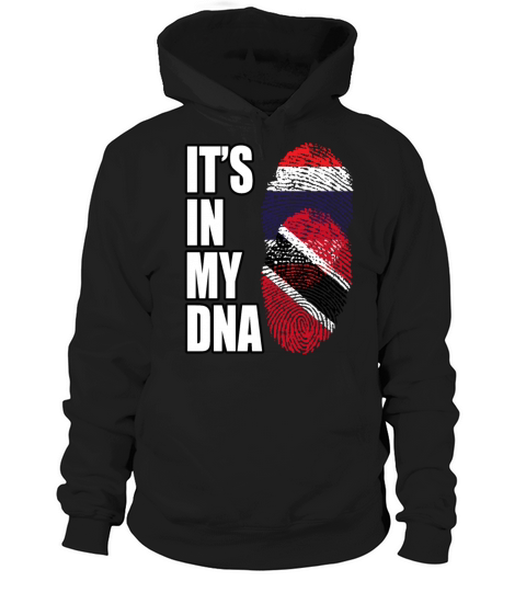 Thai And Trinidad Tobago Vintage Heritage DNA Flag Hoodie Unisex