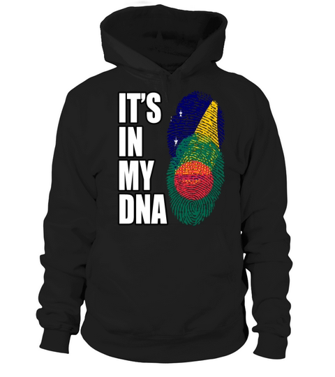 Tokelauan And Bangladeshi Mix Heritage DNA Flag Hoodie Unisex