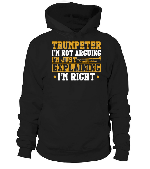 Trumpet Player Vintage Trumpeter Hoodie Unisex