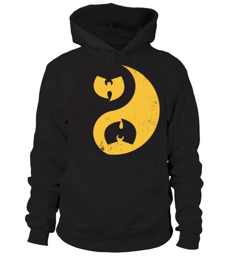 yin and yang wutang black and yellow Hoodie Unisex