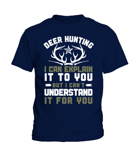 Buck Deer Hunting Hunter Vintage Kids T-Shirt