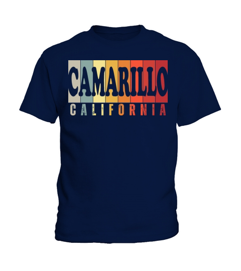 Camarillo California CA Retro 70s 80s 90s Vintage Kids T-Shirt