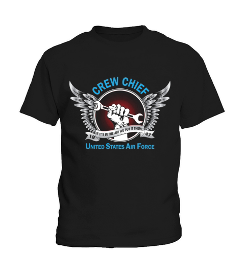 CREW CHIEF UNITED STATES AIR FORCE Kids T-Shirt