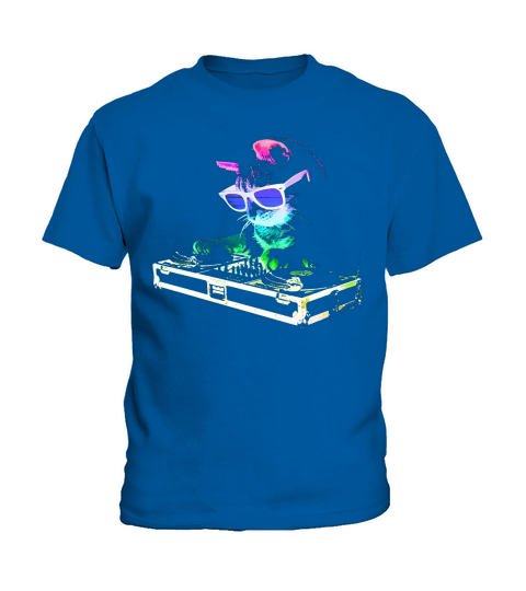 dj cat t shirt Kids T-Shirt
