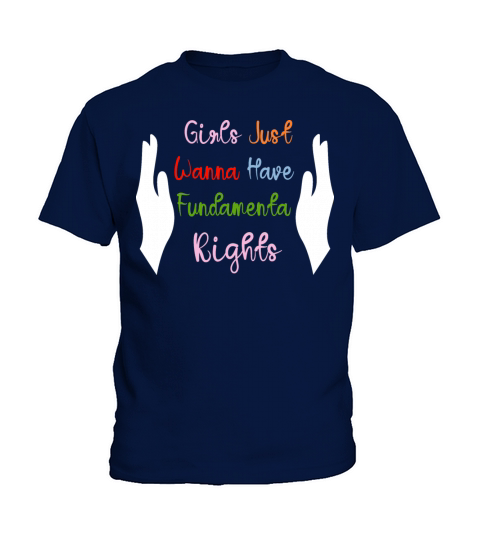 Girls Just Wanna Have Fundamental Rights Kids T-Shirt